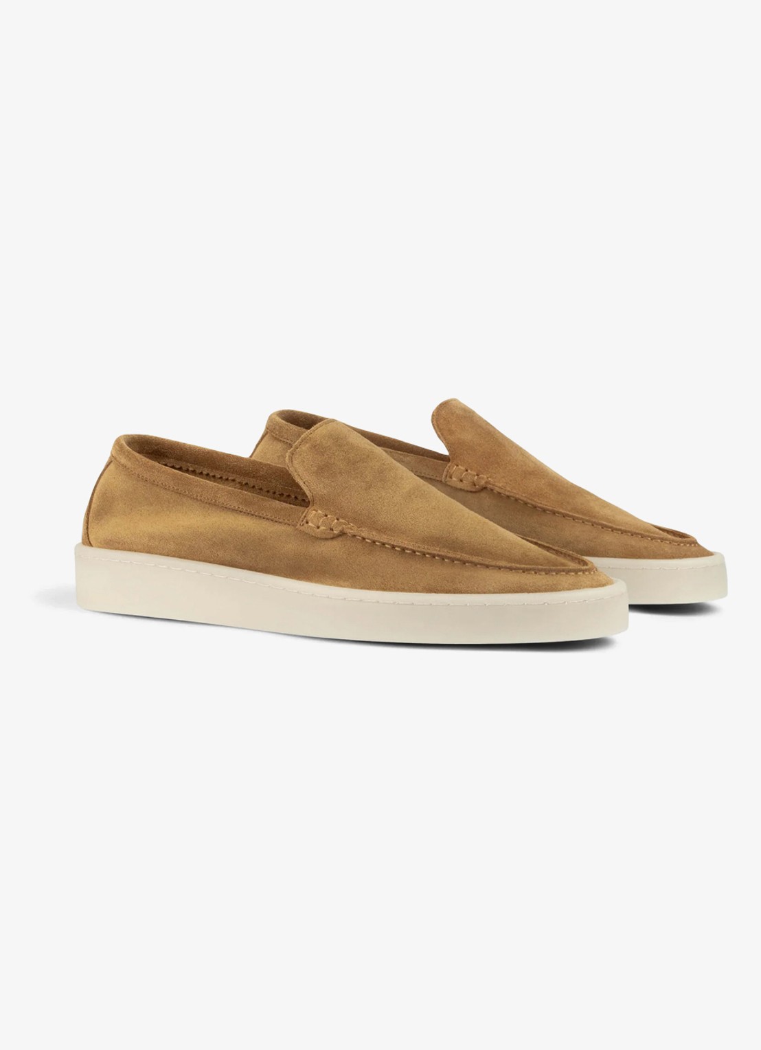 Aurélien Urban loafer van suède - voorkant 6 beige-260 / beige