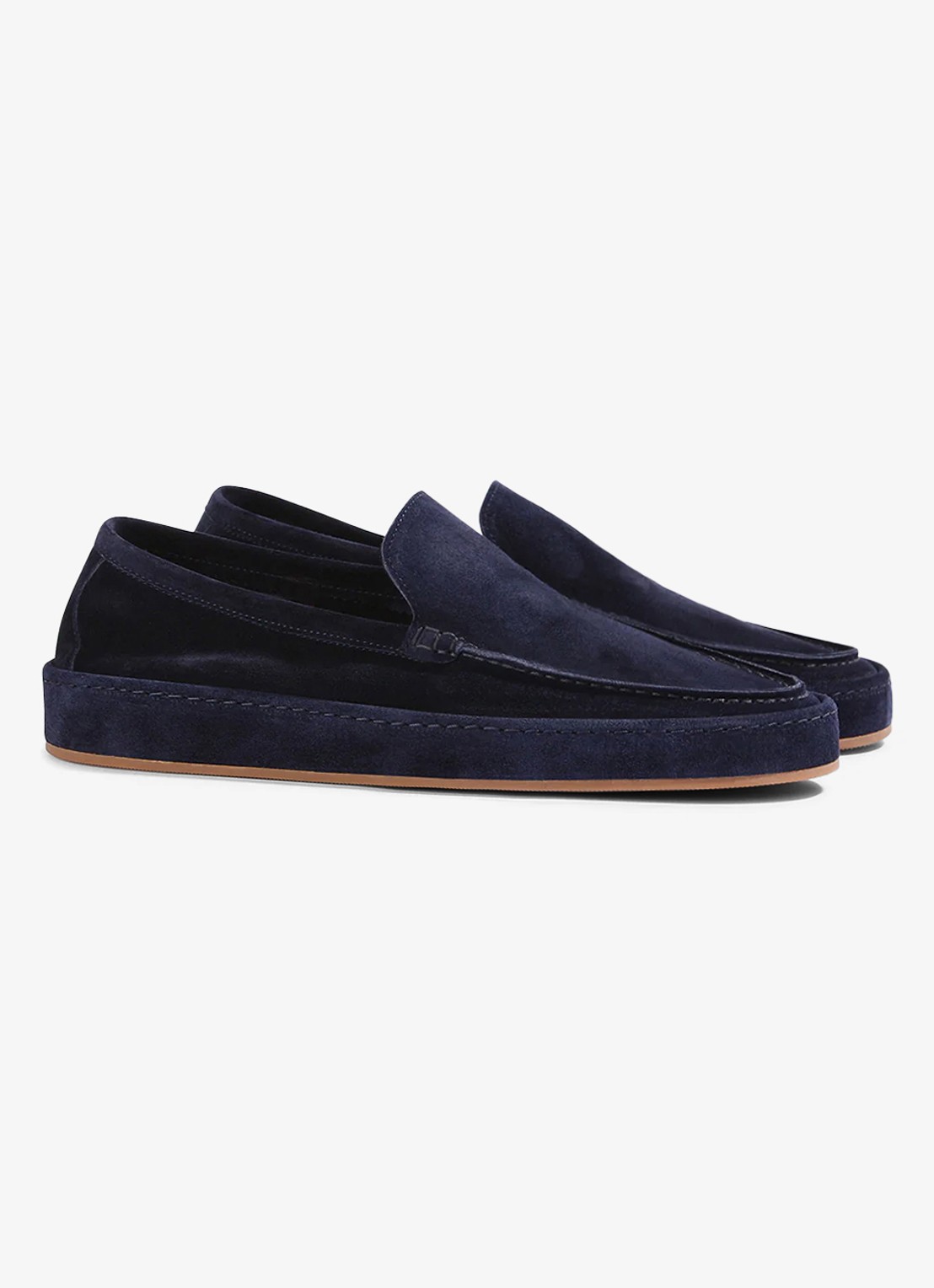 Aurélien Voyager loafer van suède - detail 2 dark navy-411 / blauw