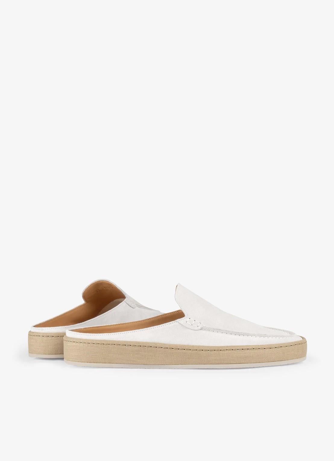 Aurélien Voyager loafer van suède - achterkant white-110 / wit