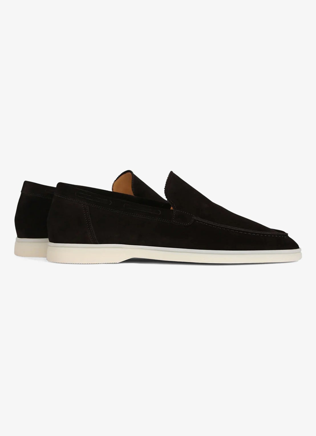 Aurélien Yacht loafer van suède - achterkant 5 black-1 / zwart