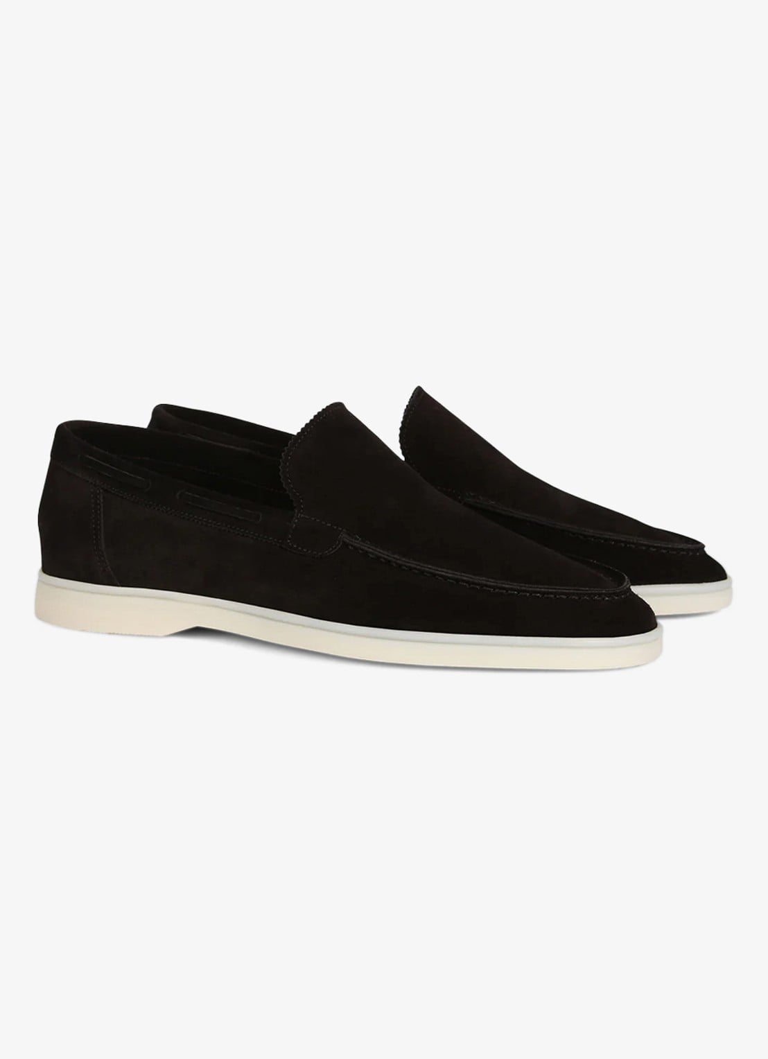 Aurélien Yacht loafer van suède - detail black-1 / zwart