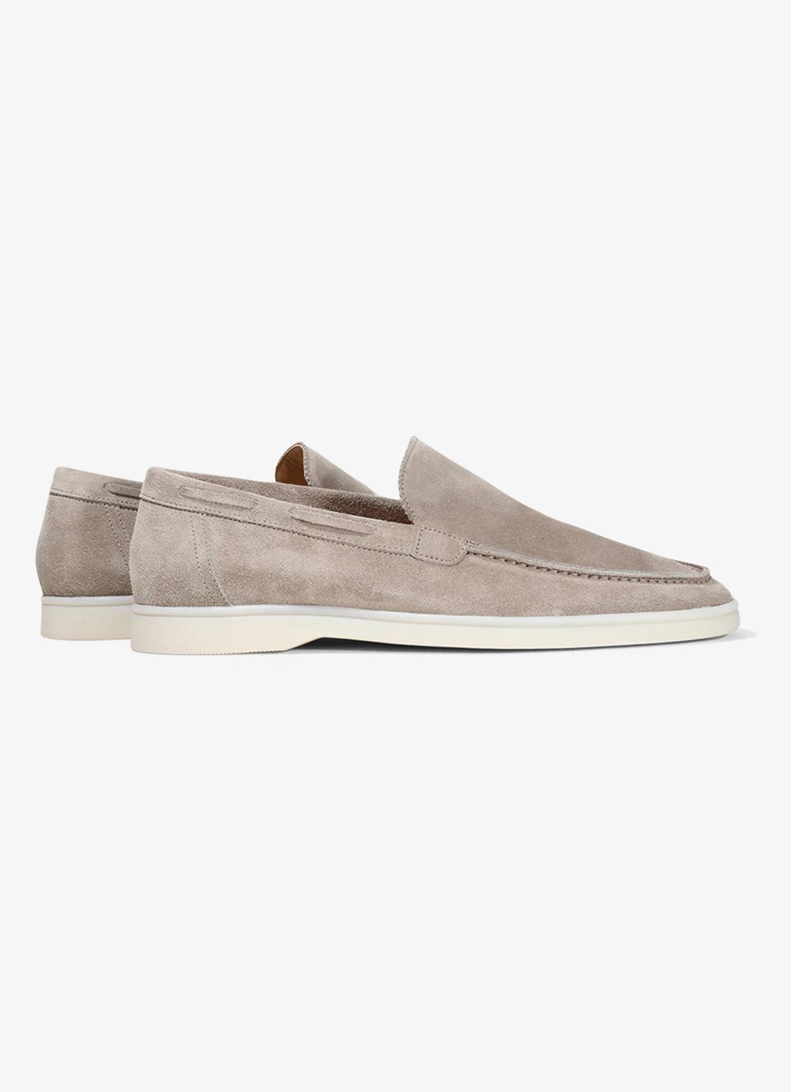 Aurélien Yacht loafer van suède - detail 2 light grey-50 / grijs