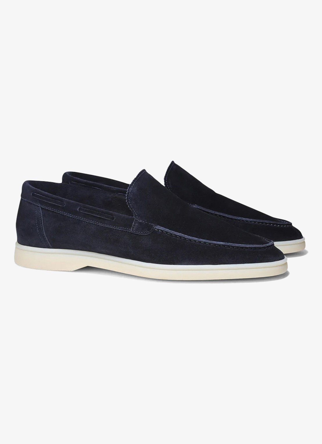 Aurélien Yacht loafer van suède - detail 4 navy-410