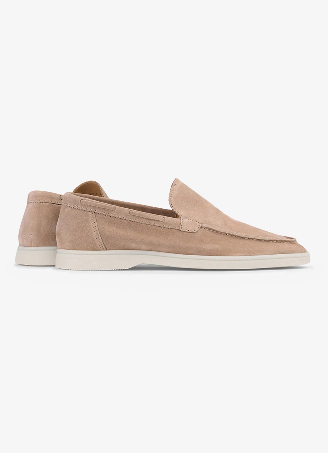 Aurélien Yacht loafer van suède - achterkant 3 beige-260 / beige
