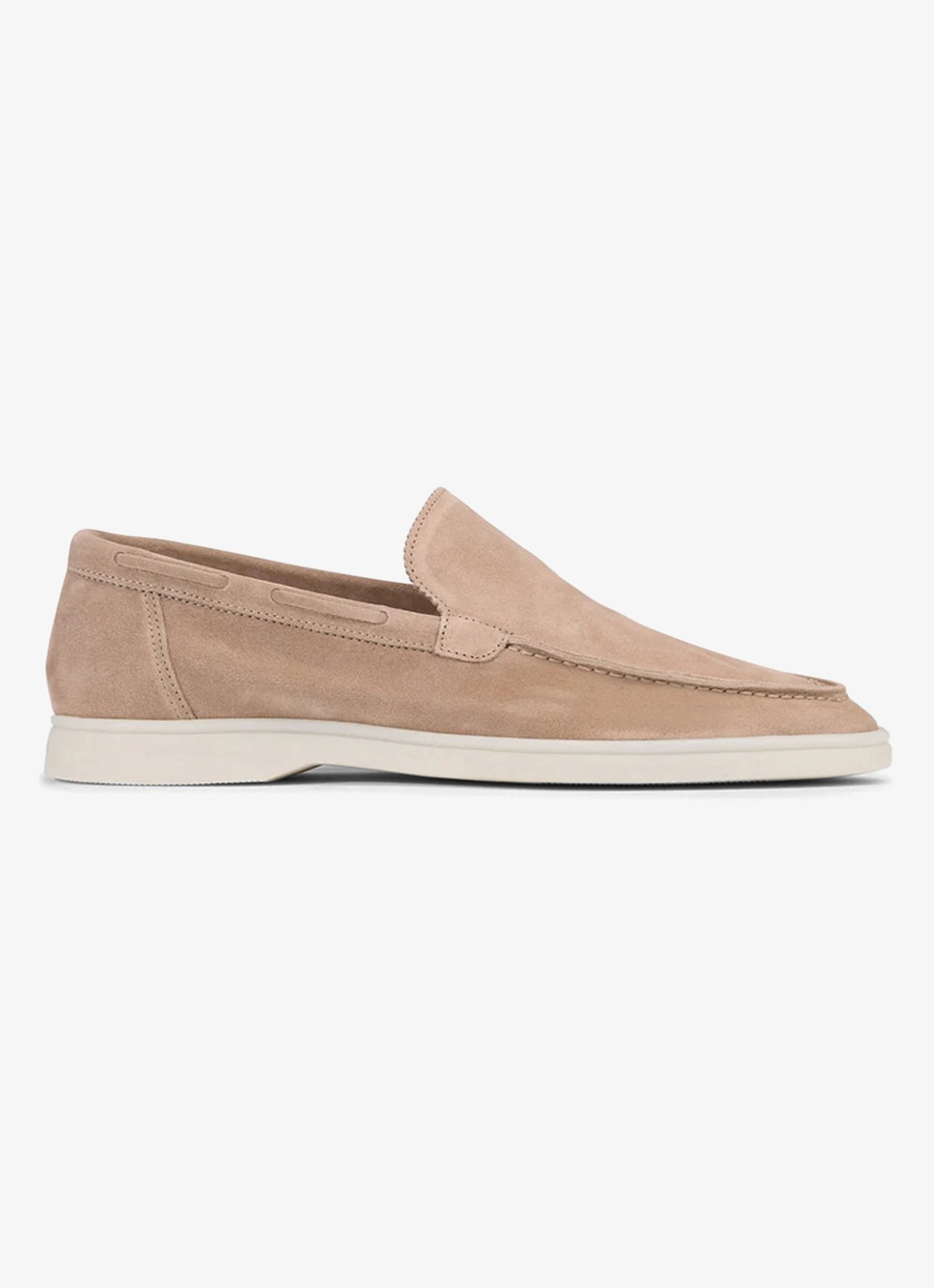 Aurélien Yacht loafer van suède - voorkant beige-260 / beige