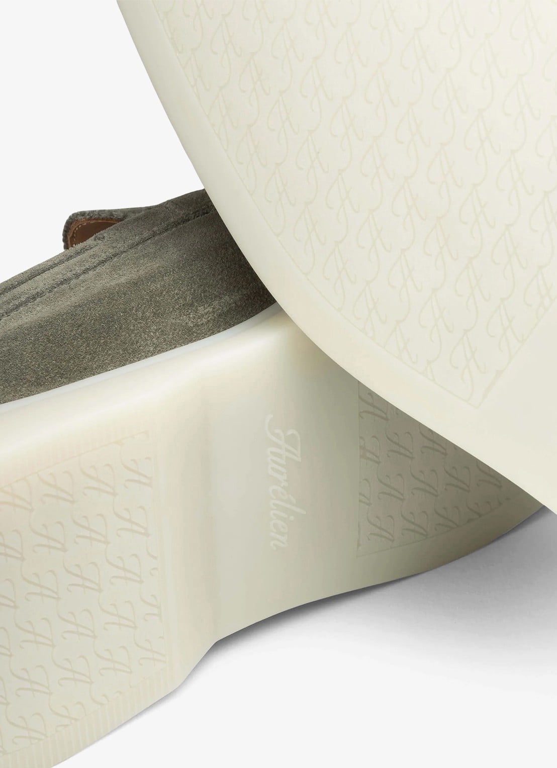 Aurélien Yacht loafer van suède - detail 5 pistache-340 / lichtgroen