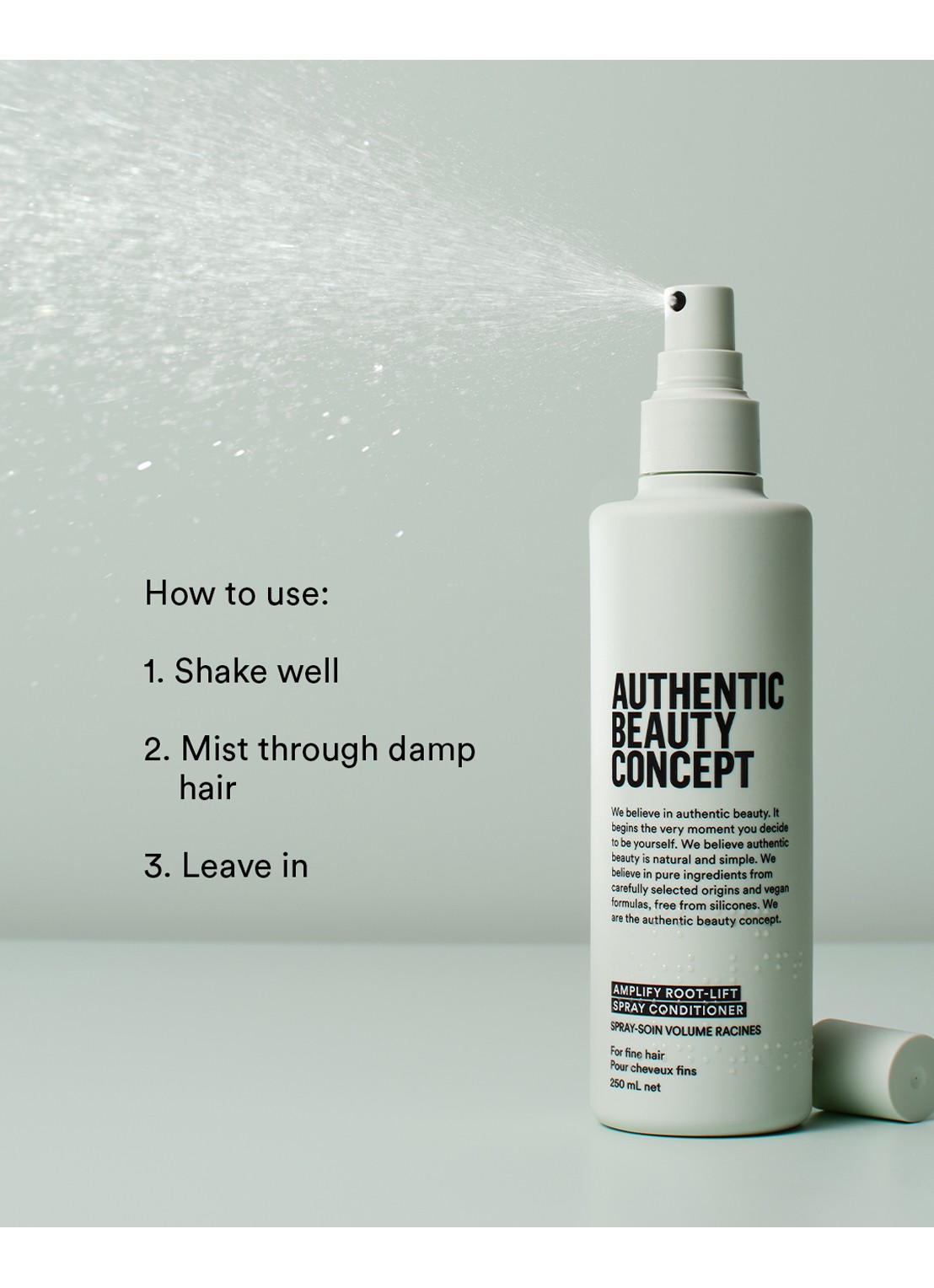 Authentic Beauty Concept Amplify Root-Lift Spray Conditioner - leave-in conditioner - detail 2 undefined