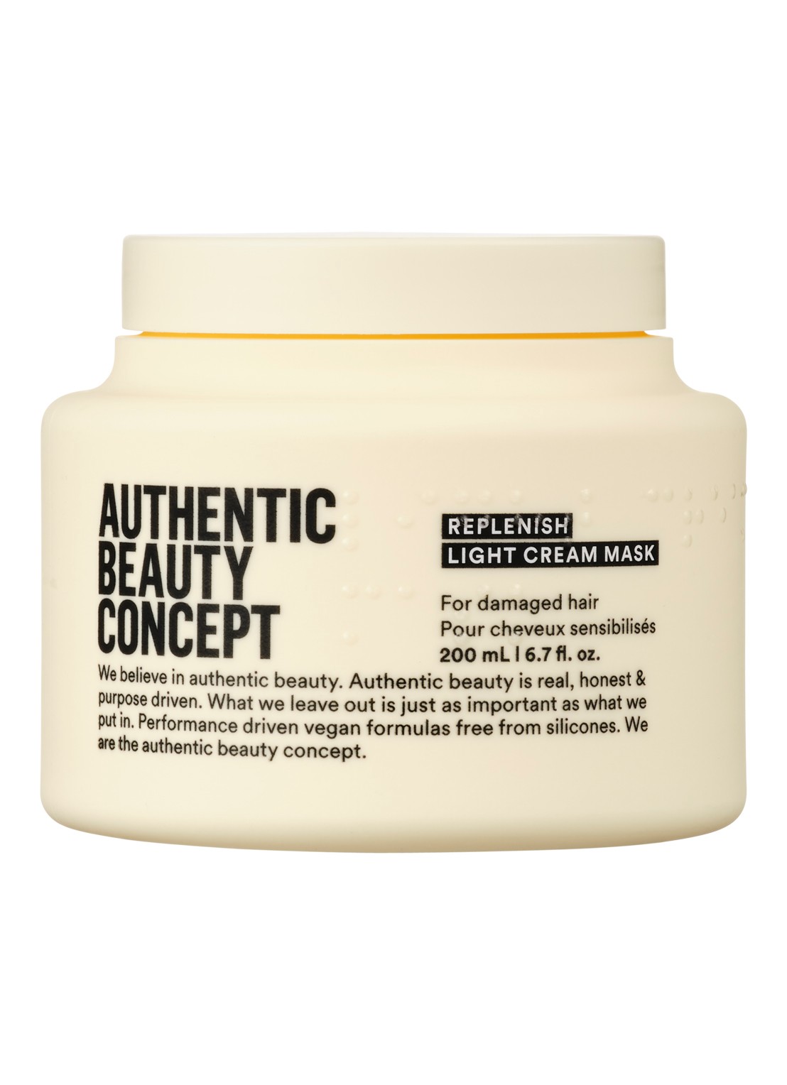 Authentic Beauty Concept Replenish Light Cream Mask - haarmasker - voorkant undefined