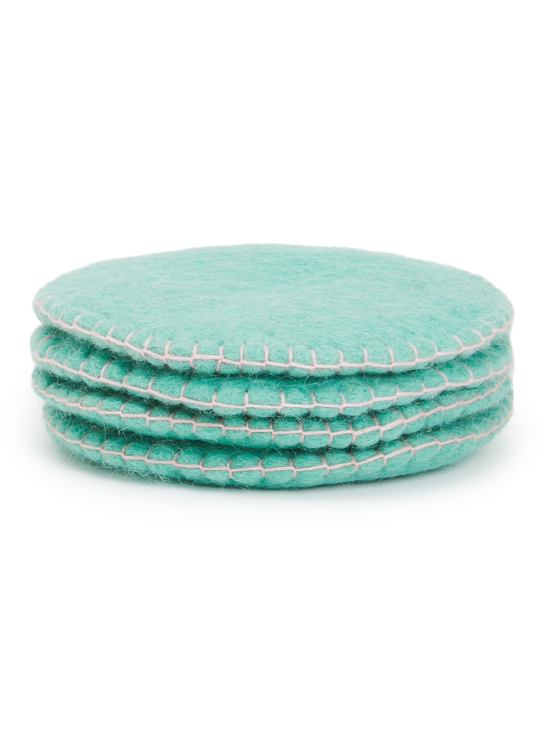 Aveva Onderzetter van wol set van 4 - voorkant mint