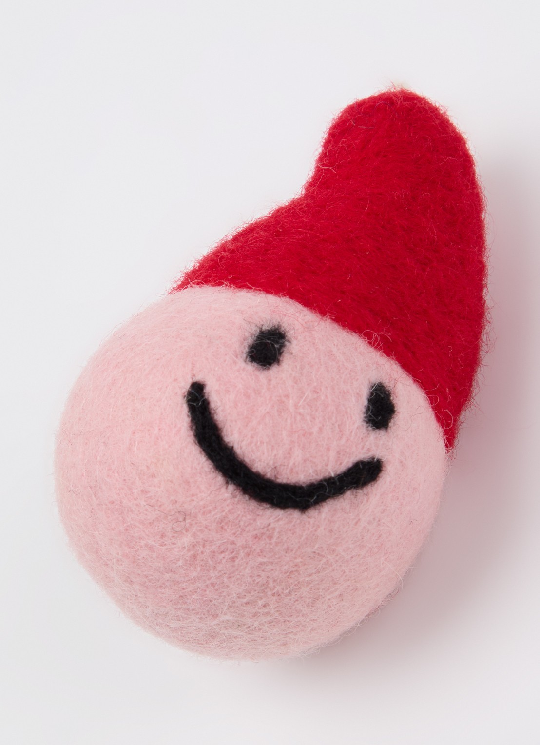 Aveva Smiley kersthanger 8 cm - detail roze
