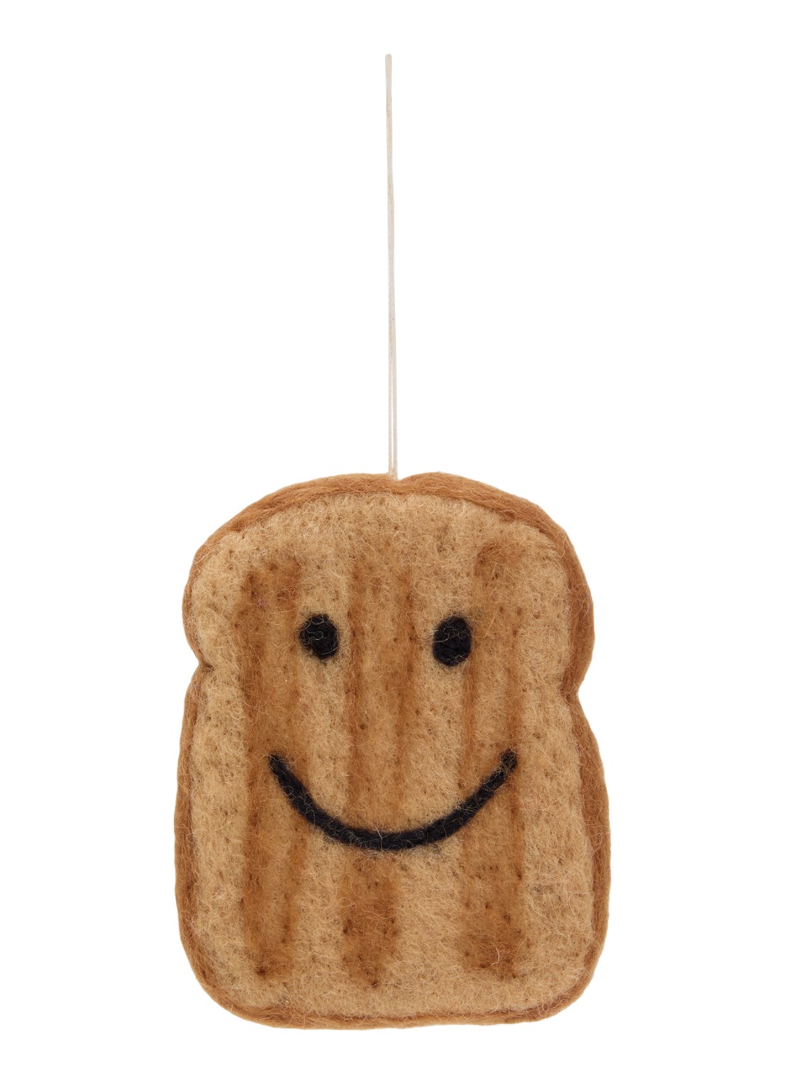 Aveva Toast kersthanger 11 cm - voorkant 2 lichtbruin