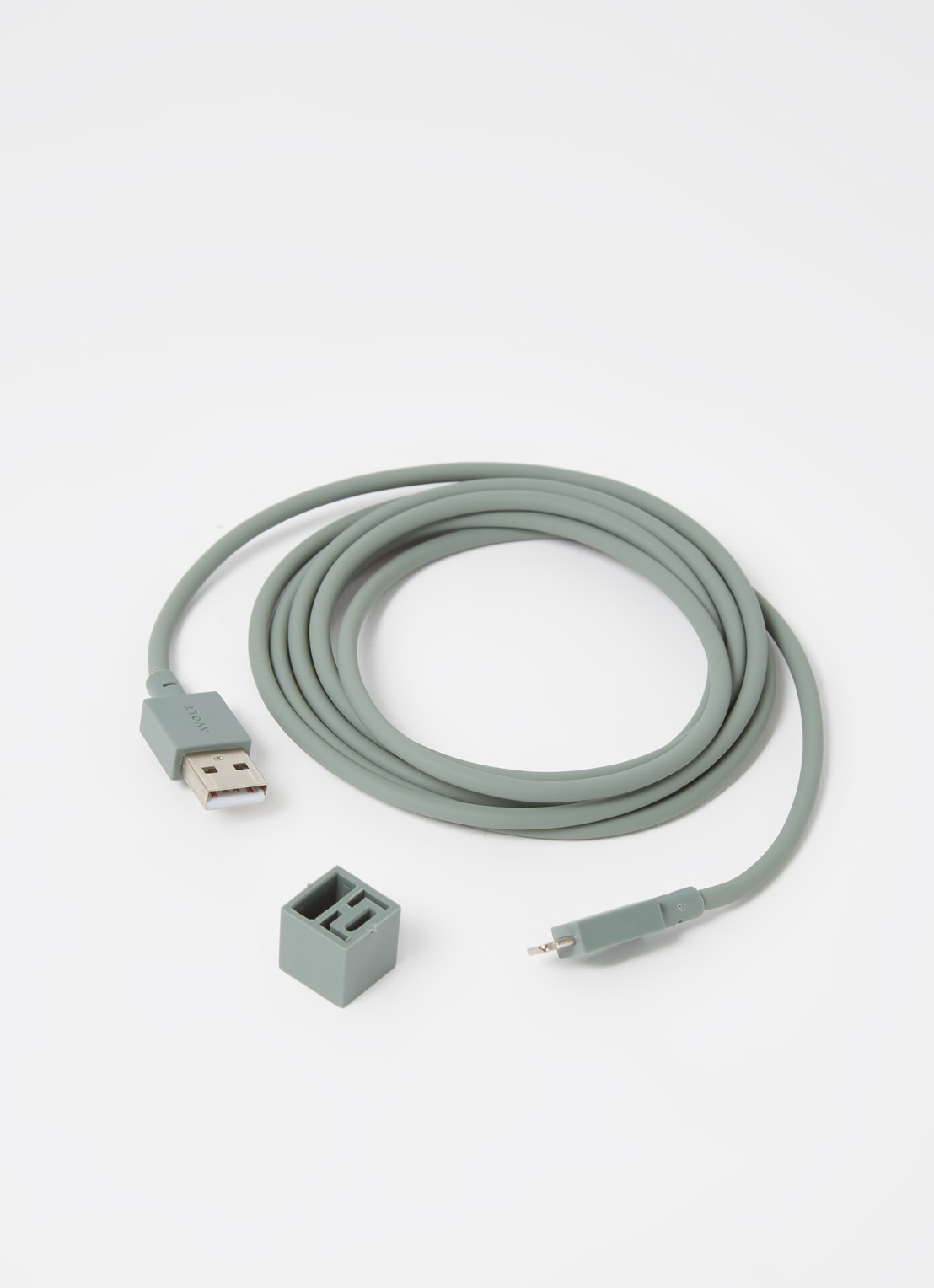 Avolt Cable 1 USB A naar Lighting 1,8 meter - voorkant 2 groen