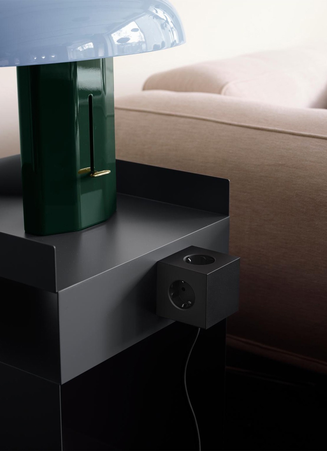 Avolt Square 1 Dual USB-C stekkerdoos 30W - 1,8 meter - detail 4 zwart