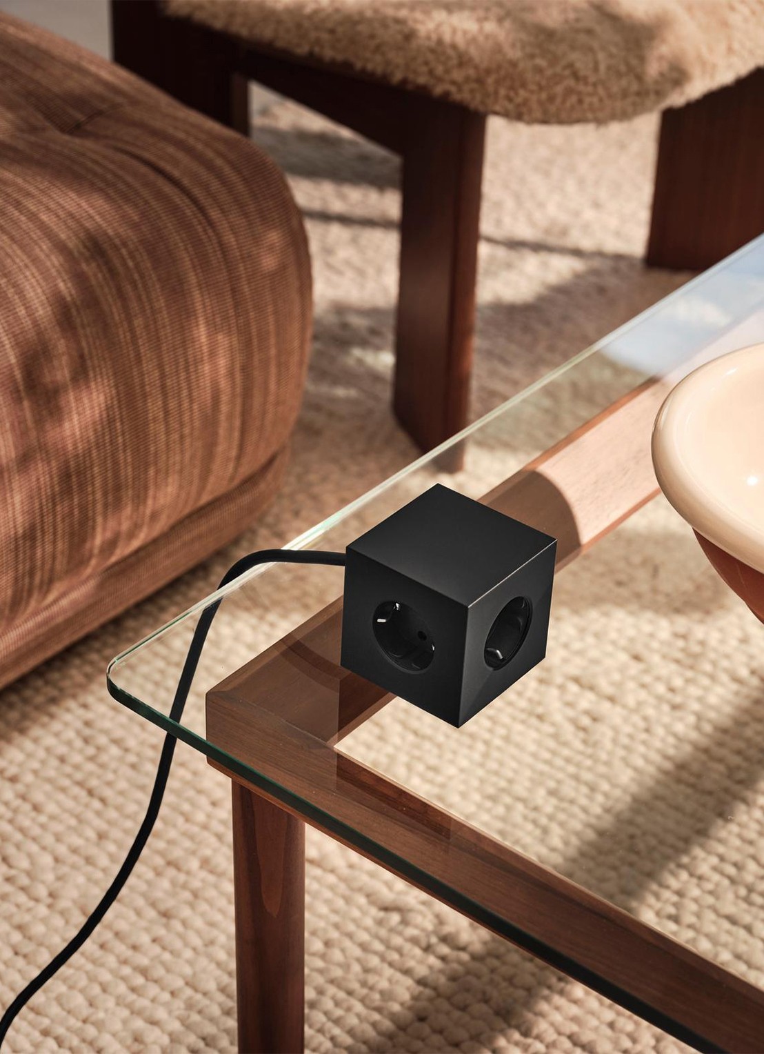Avolt Square 1 Dual USB-C stekkerdoos 30W - 1,8 meter - detail 5 zwart