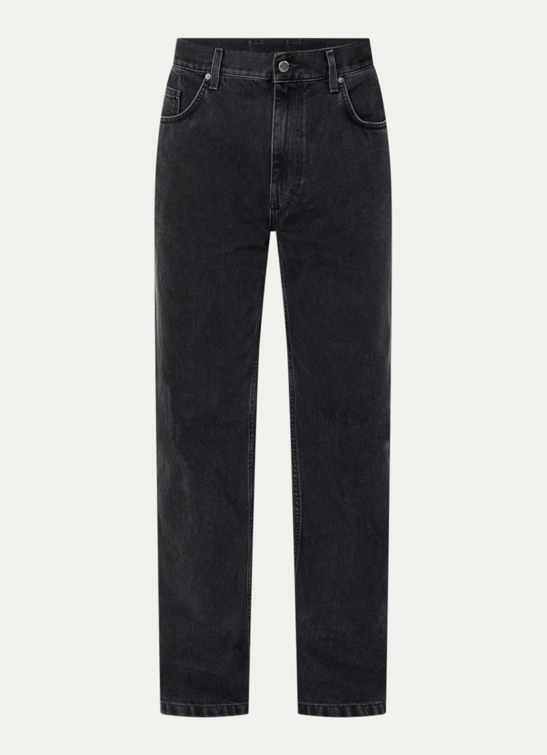 Axel Arigato Archive loose fit jeans met gekleurde wassing - voorkant 3 zwart