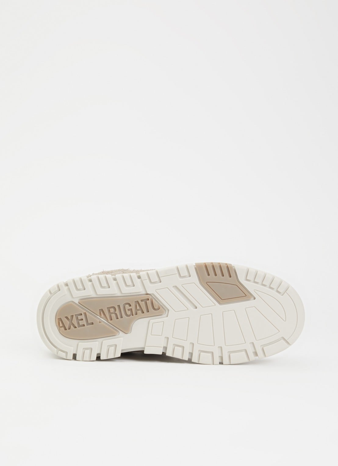Axel Arigato Area Lo Label sneaker van leer van suède - detail 3 taupe