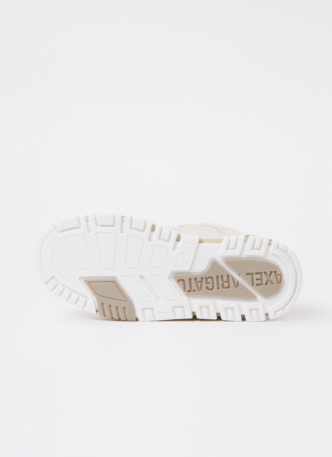 Axel Arigato Area Lo sneaker van leer met suède details - detail 5 gebroken wit