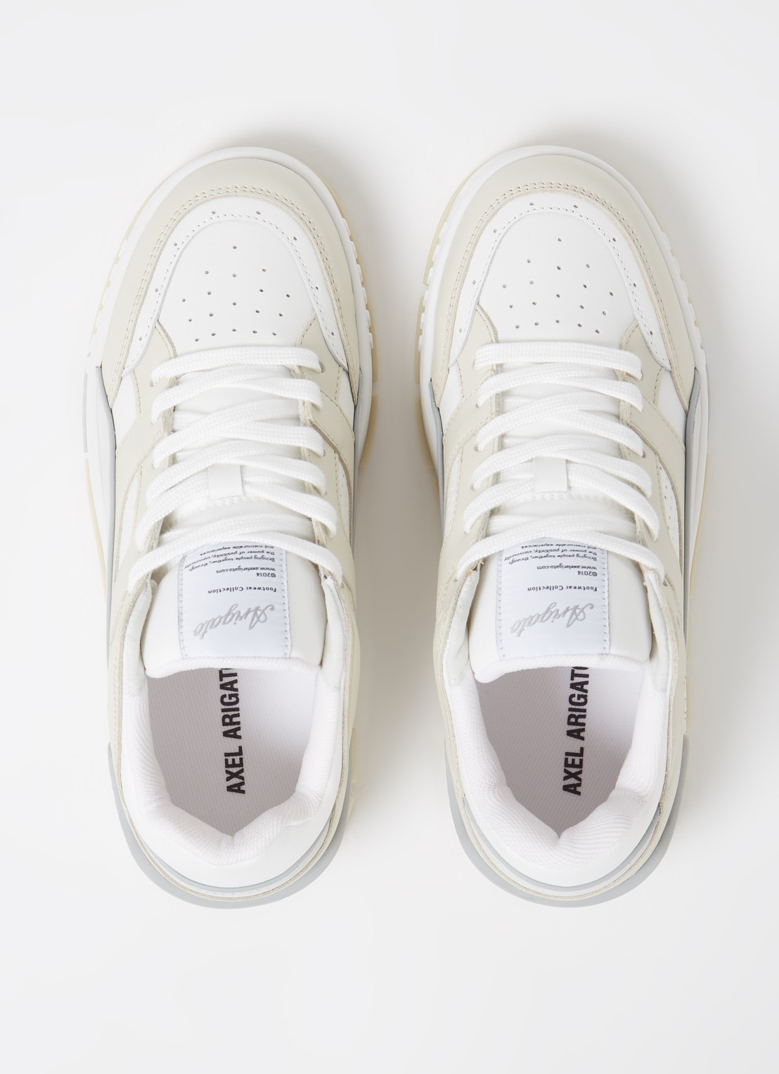 Axel Arigato Area Lo sneaker van leer  - detail 4 wit