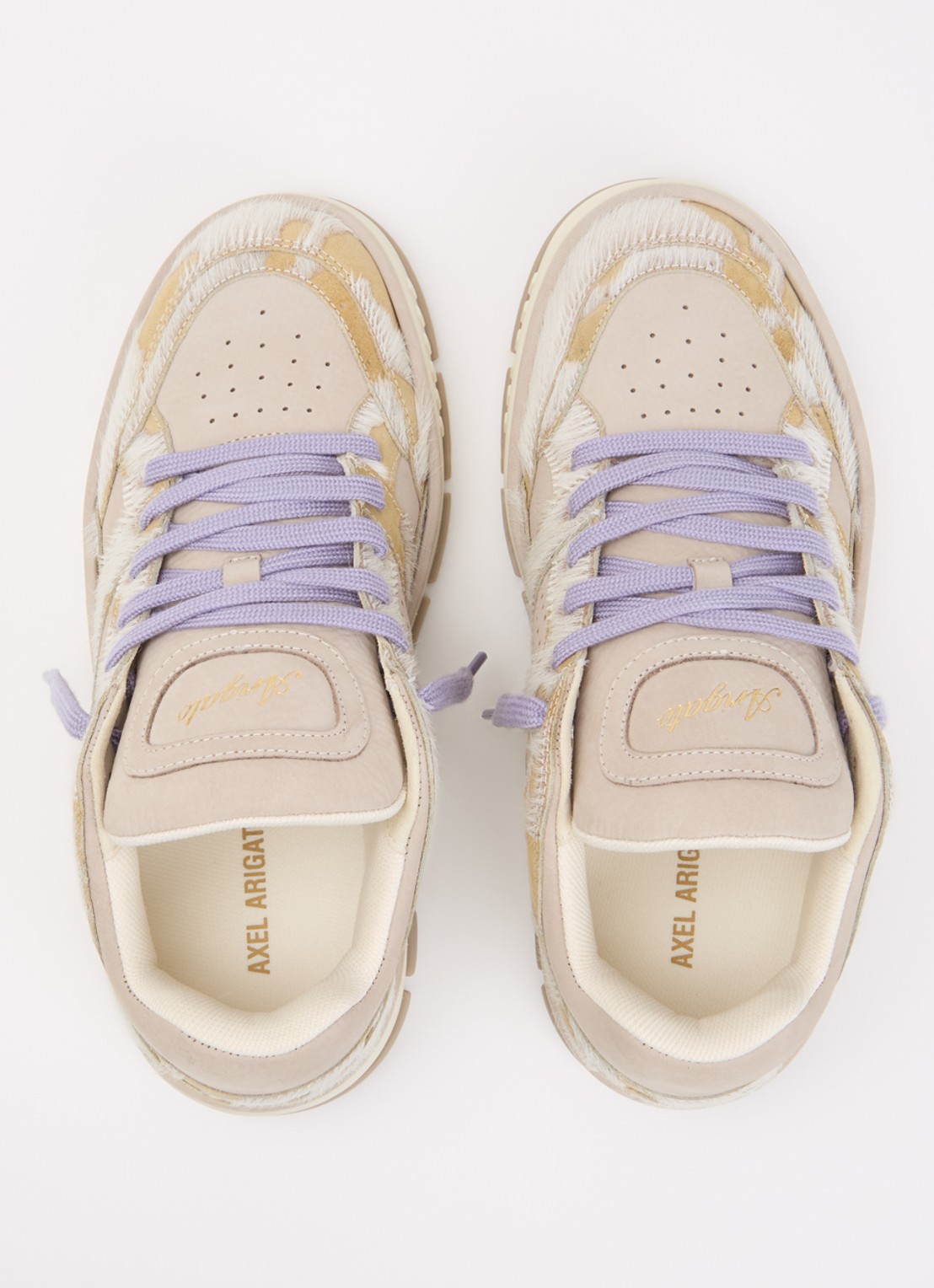 Axel Arigato Area Lo sneaker van leer - detail 4 beige
