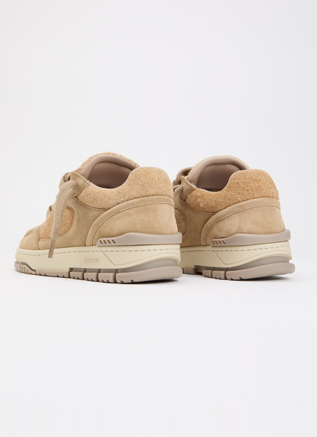 Axel Arigato Area Loop sneaker van suède - achterkant 4 beige