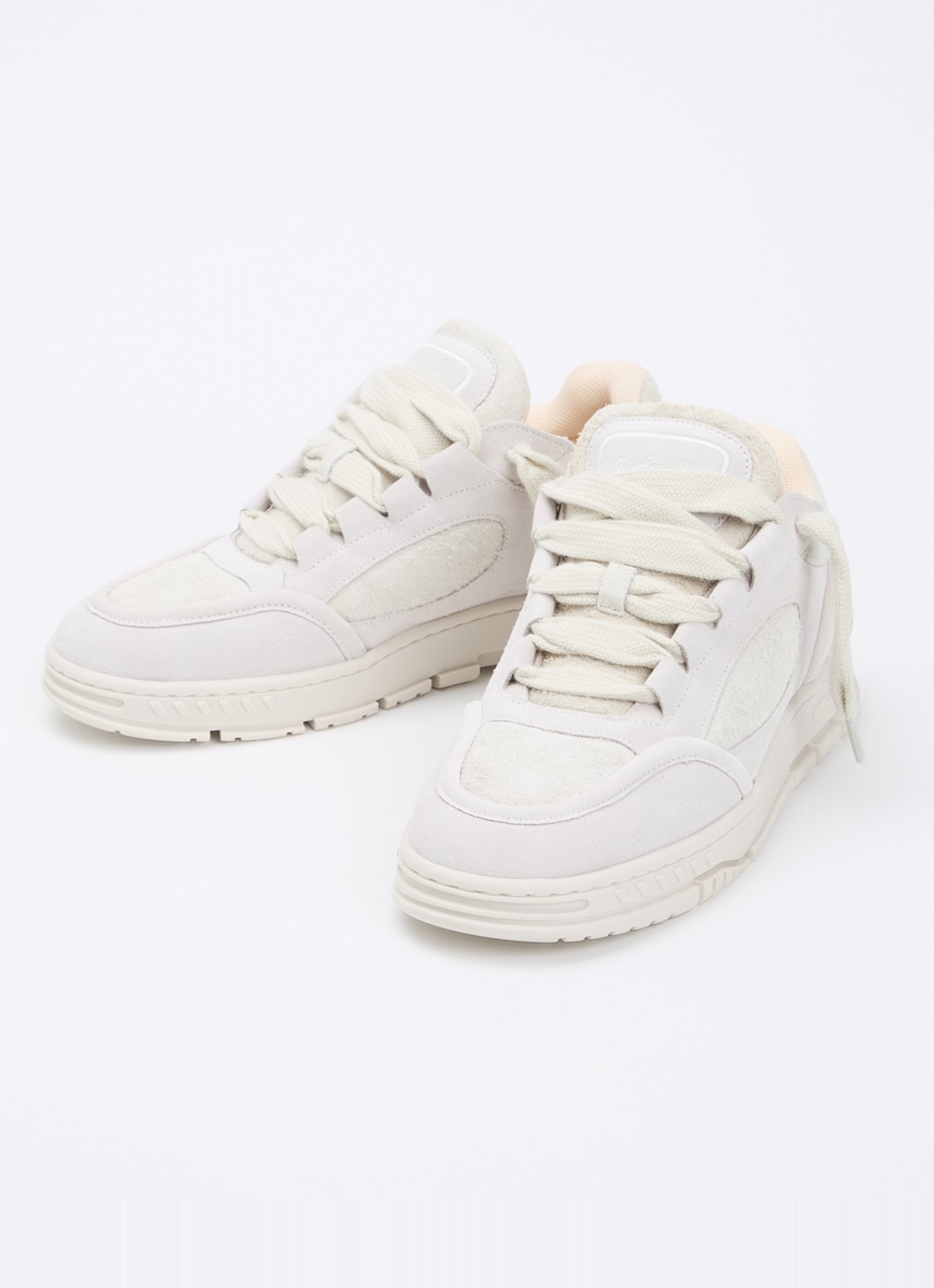 Axel Arigato Area Loop sneaker van suède - detail 4 gebroken wit
