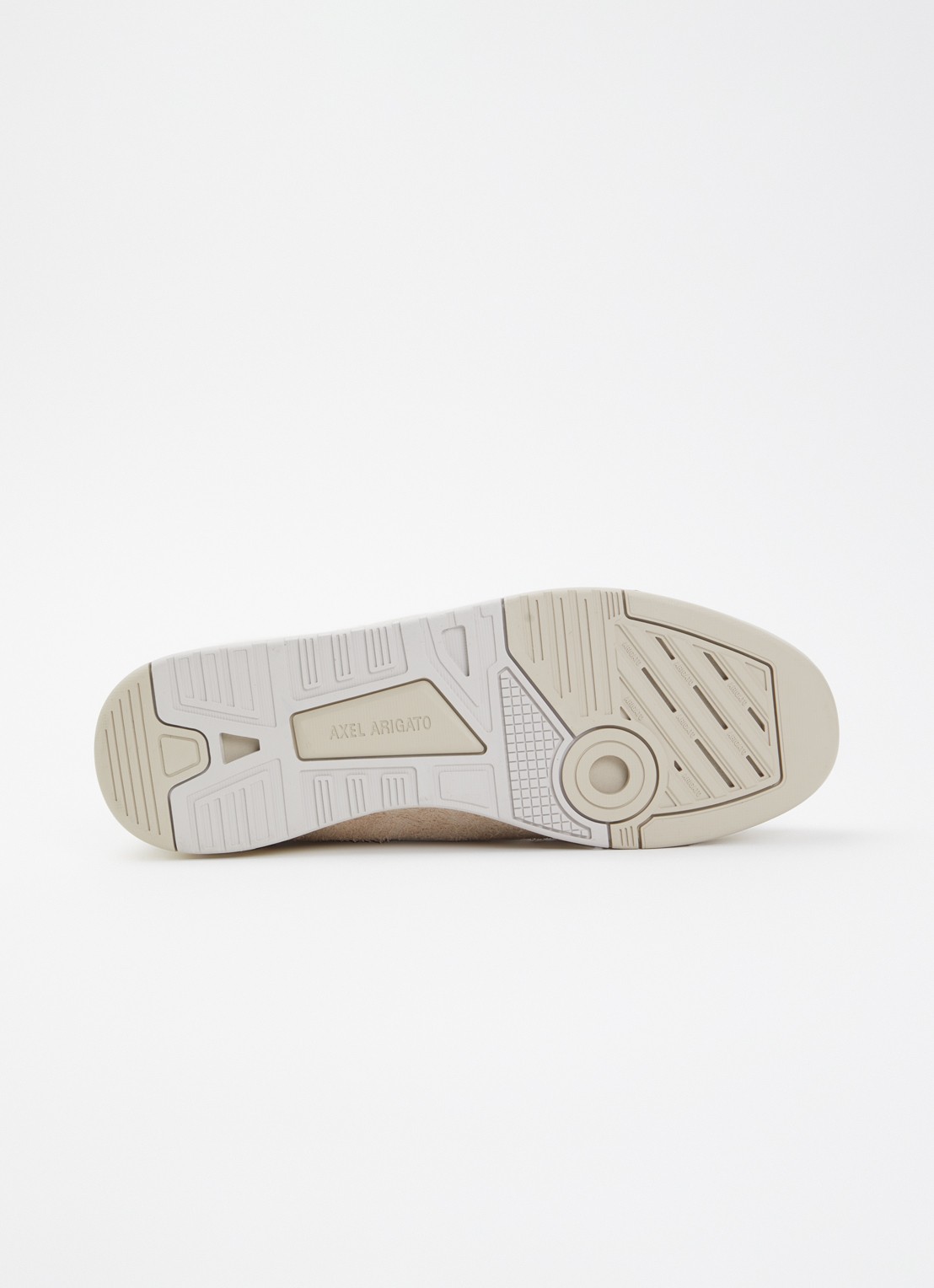 Axel Arigato Clay sneaker van leer met suède details - detail 3 donkerbeige