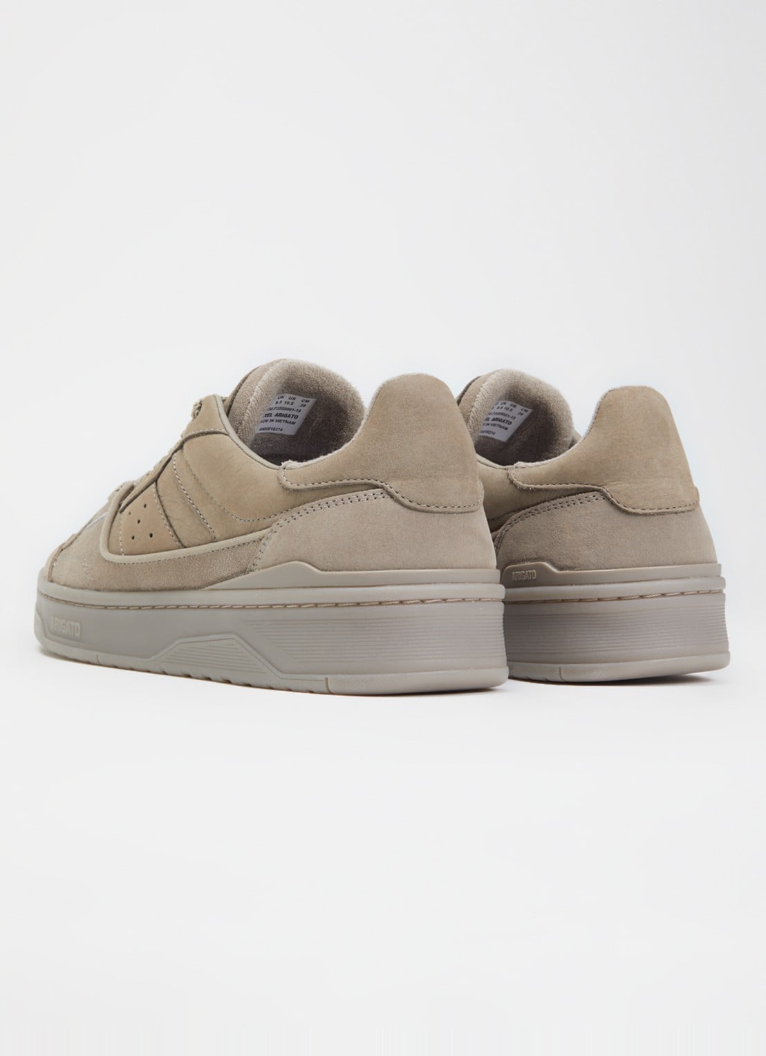 Axel Arigato Clay sneaker van leer - achterkant 6 beige