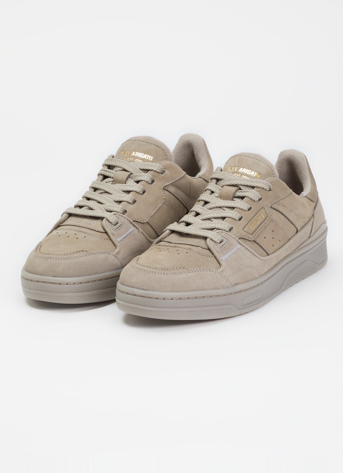 Axel Arigato Clay sneaker van leer - detail beige