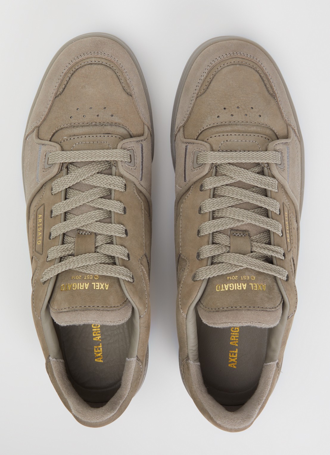 Axel Arigato Clay sneaker van leer - detail 2 beige