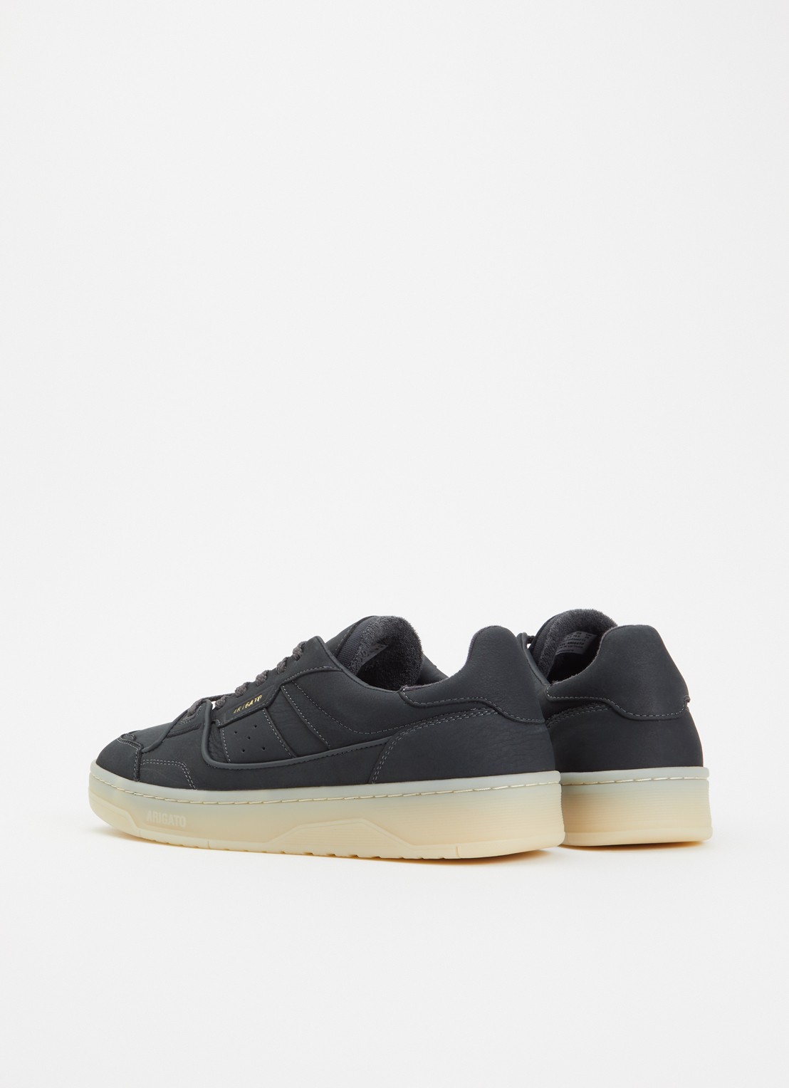 Axel Arigato Clay sneaker van leer - achterkant 4 antraciet