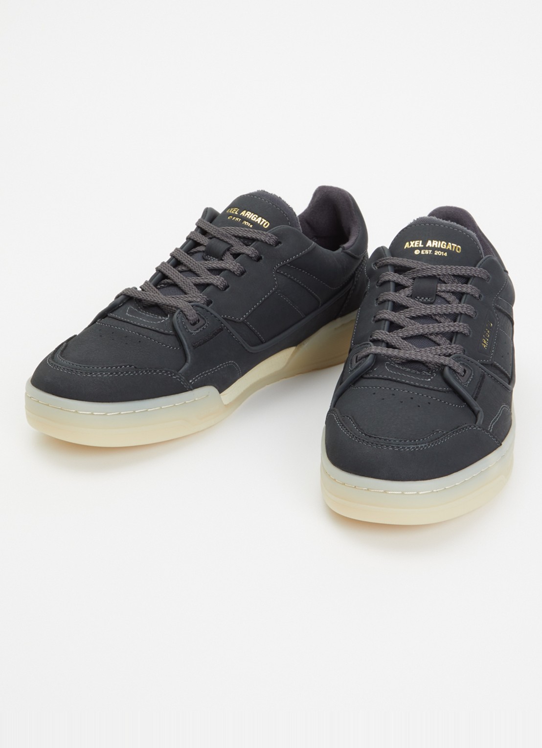 Axel Arigato Clay sneaker van leer - detail antraciet