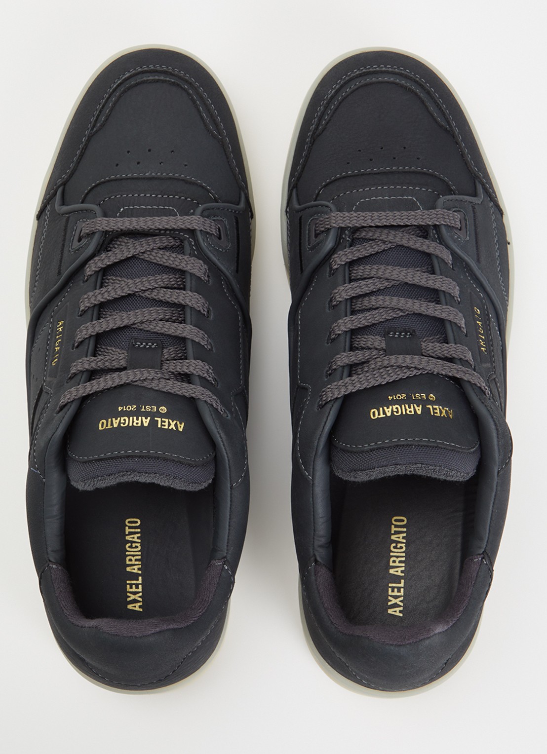 Axel Arigato Clay sneaker van leer - detail 2 antraciet