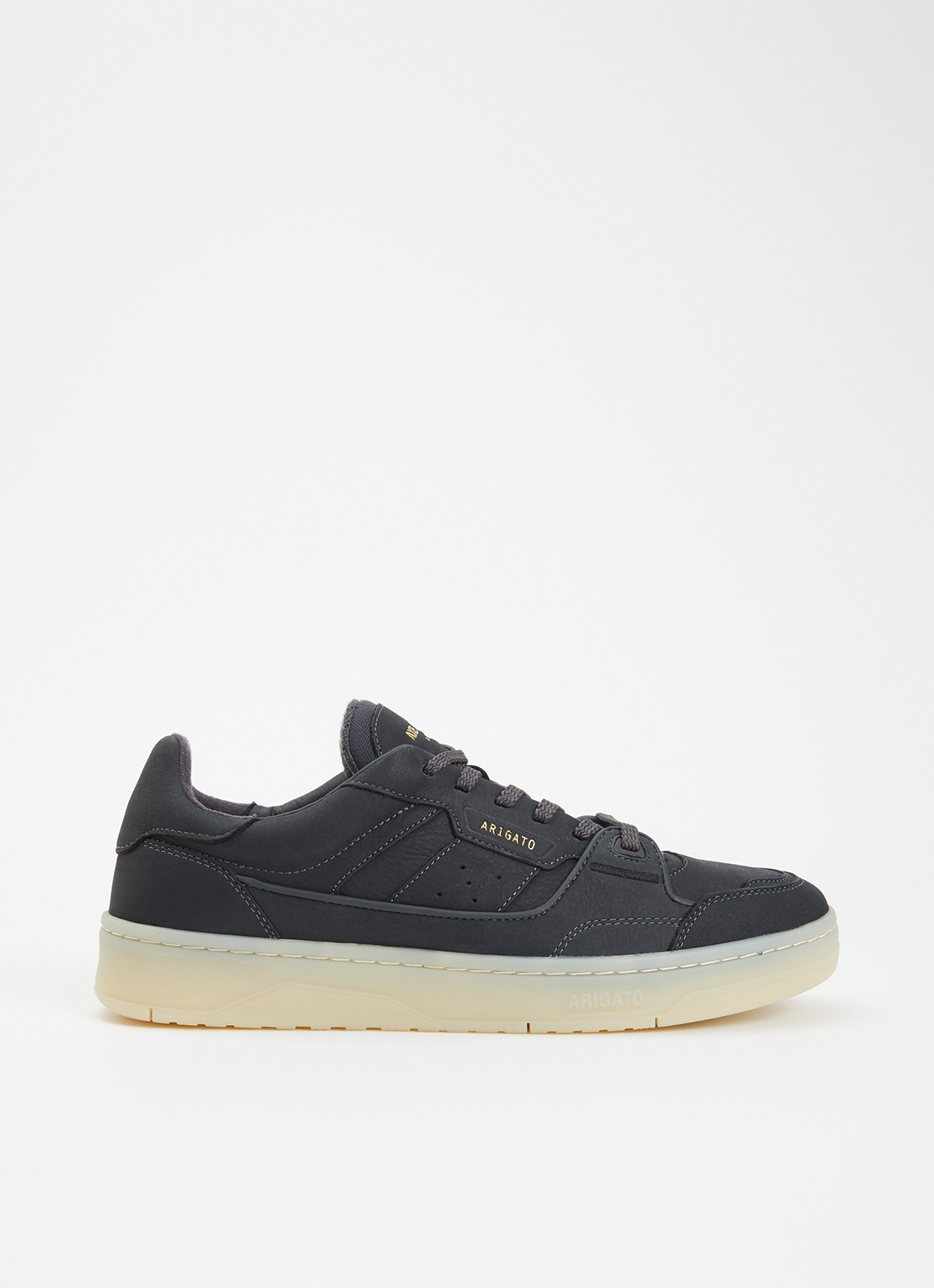 Axel Arigato Clay sneaker van leer - voorkant 5 antraciet