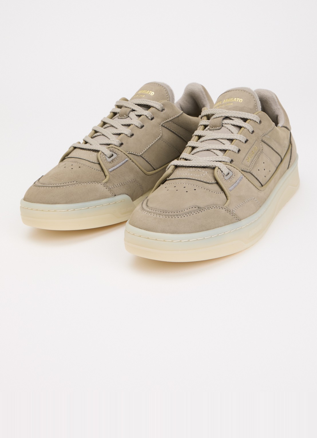 Axel Arigato Clay sneaker van leer - detail 3 donkerbeige