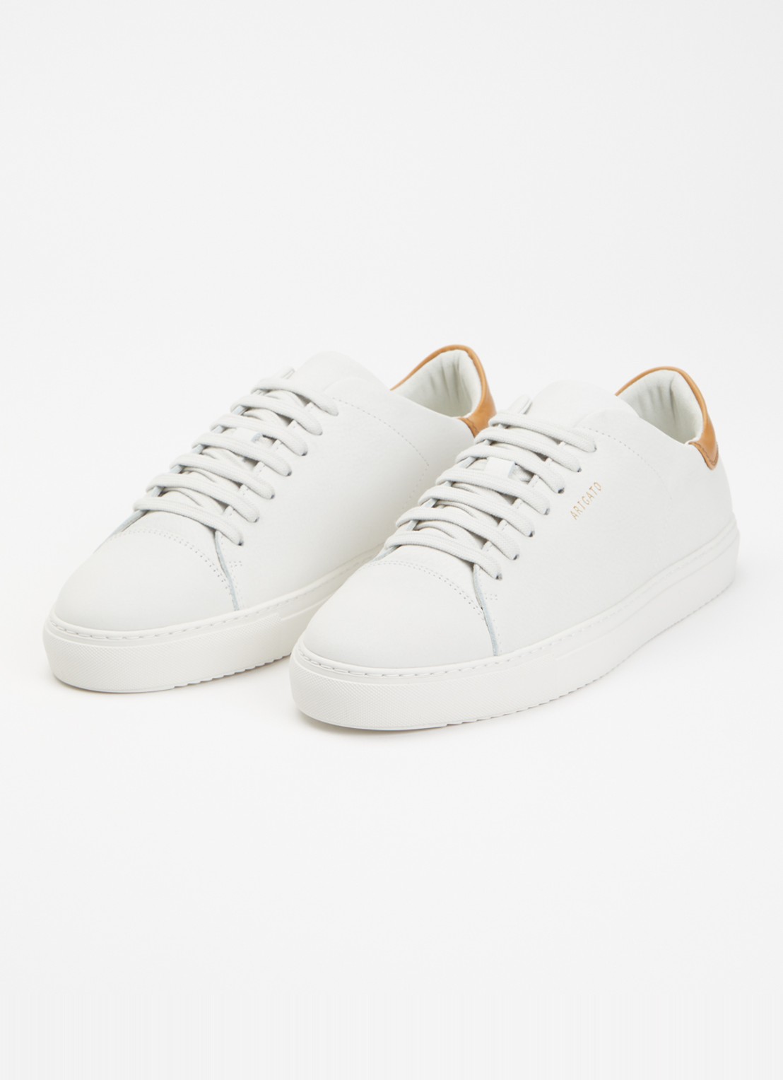 Axel Arigato Clean 90 Cap sneaker van leer - detail 2 gebroken wit