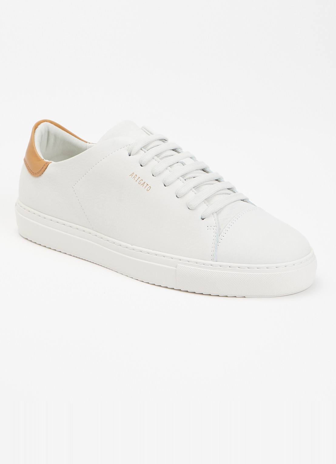 Axel Arigato Clean 90 Cap sneaker van leer - voorkant 5 gebroken wit