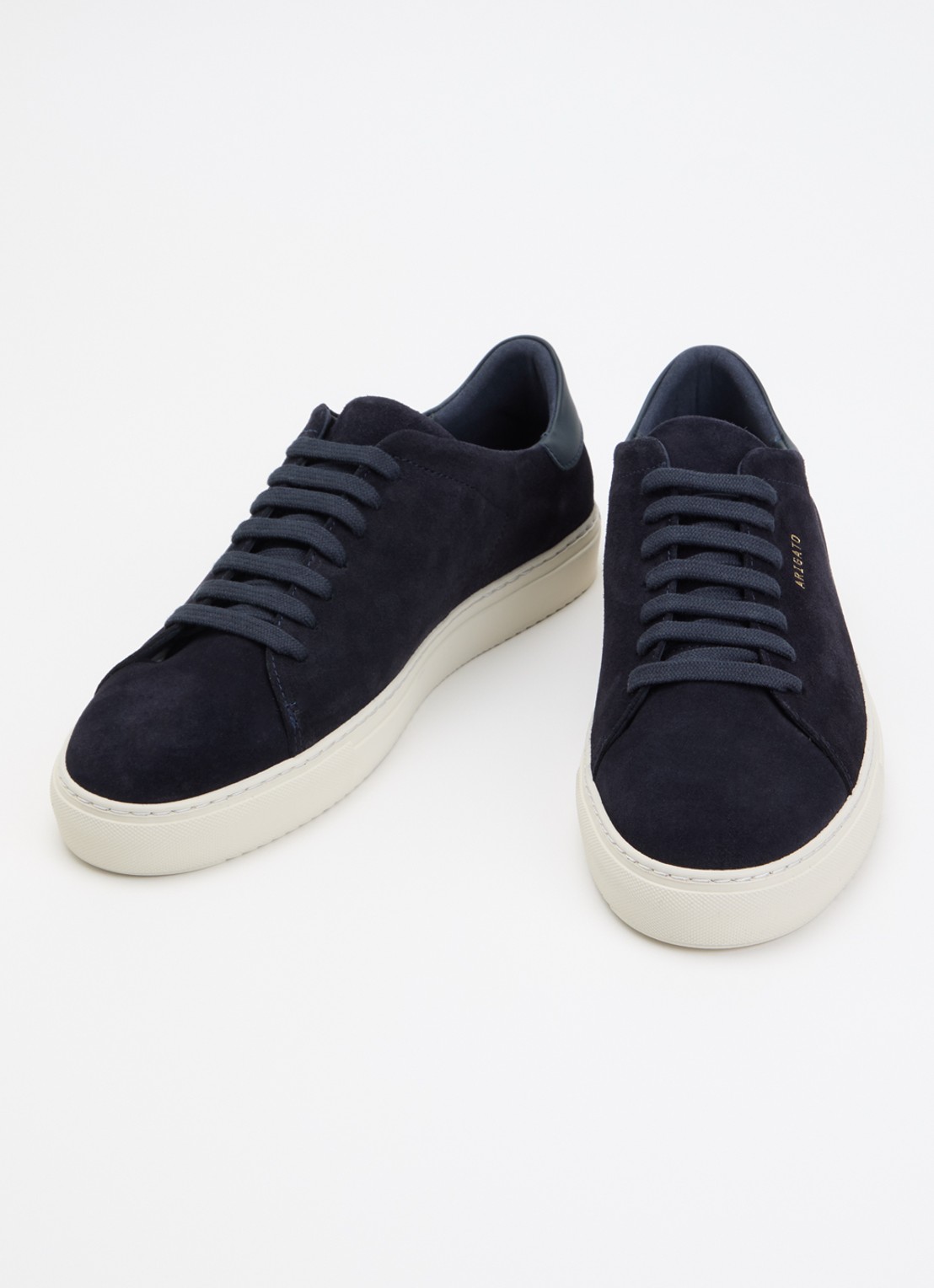 Axel Arigato Clean 90 sneaker van suède met logo - detail 3 blauw