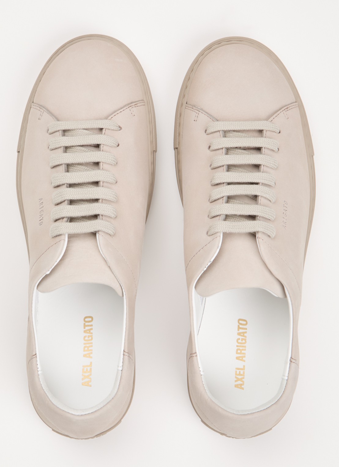 Axel Arigato Clean 90 sneaker van suède - detail 3 taupe