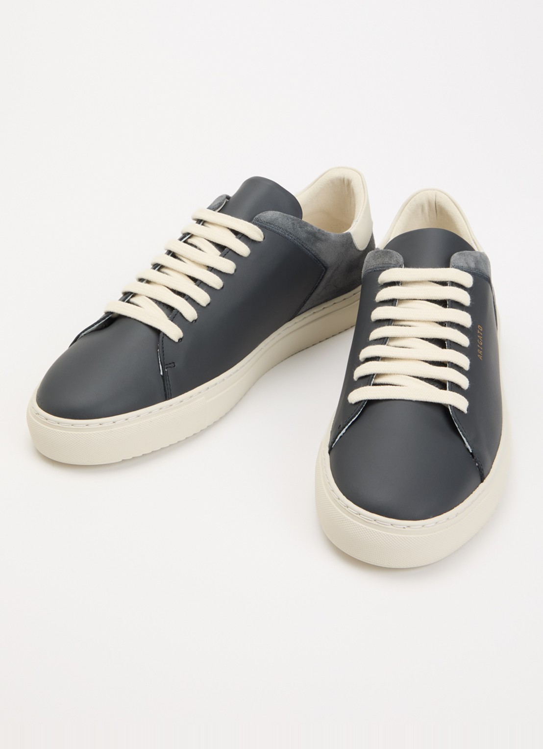 Axel Arigato Clean 90 Split sneaker van leer met details van suède - detail 3 zwart