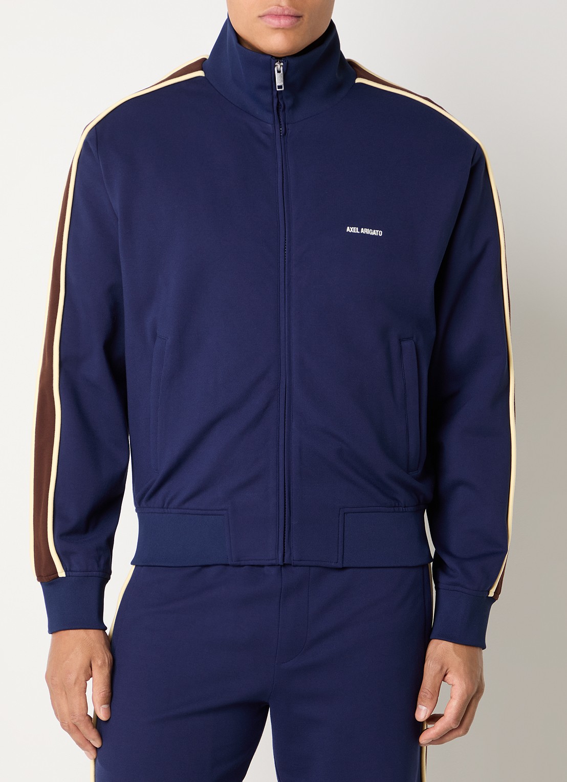 Axel Arigato Curb jack met steekzakken - detail 4 royalblauw