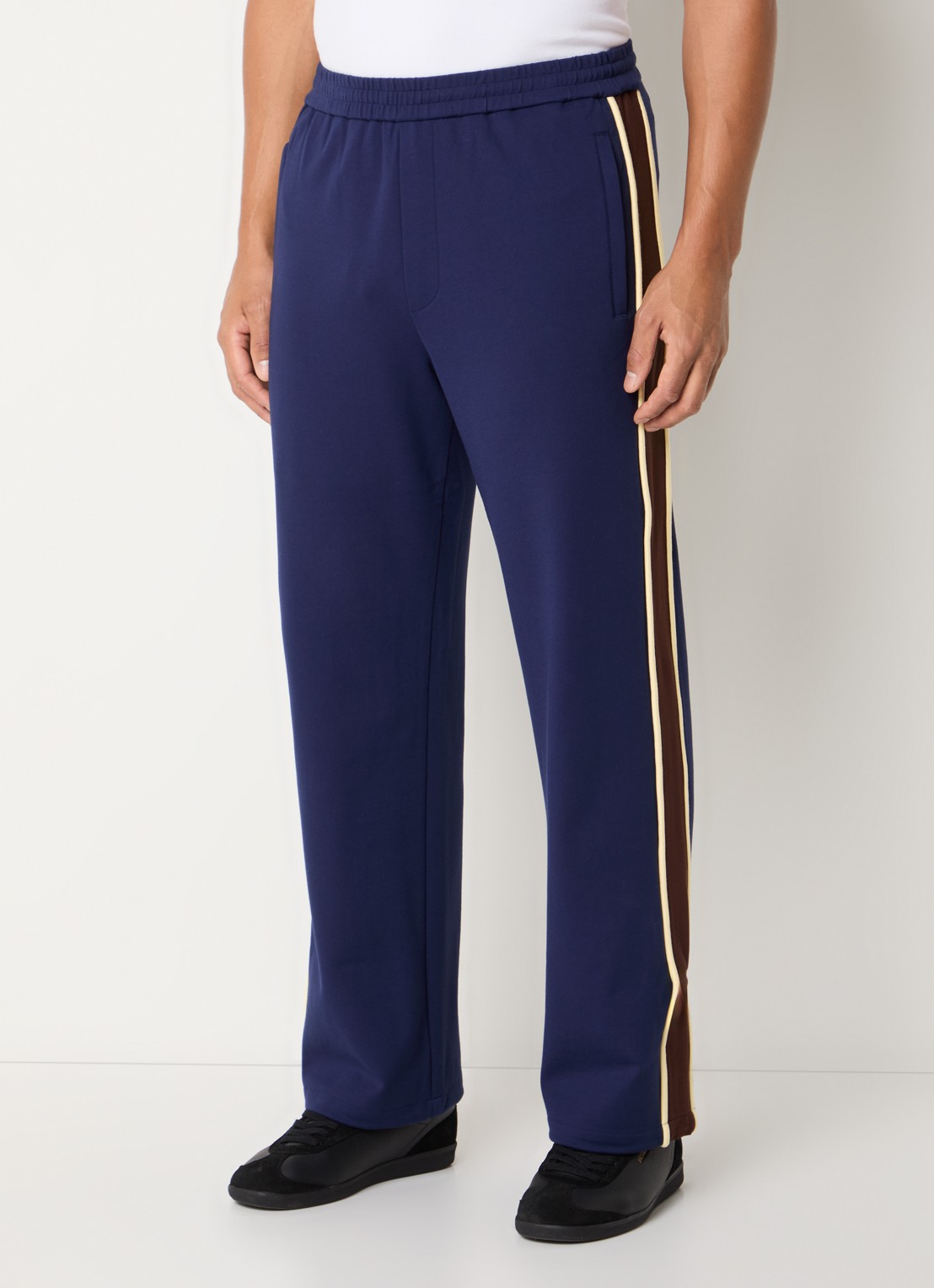 Axel Arigato Curb straight fit joggingbroek met steekzakken - detail 3 royalblauw