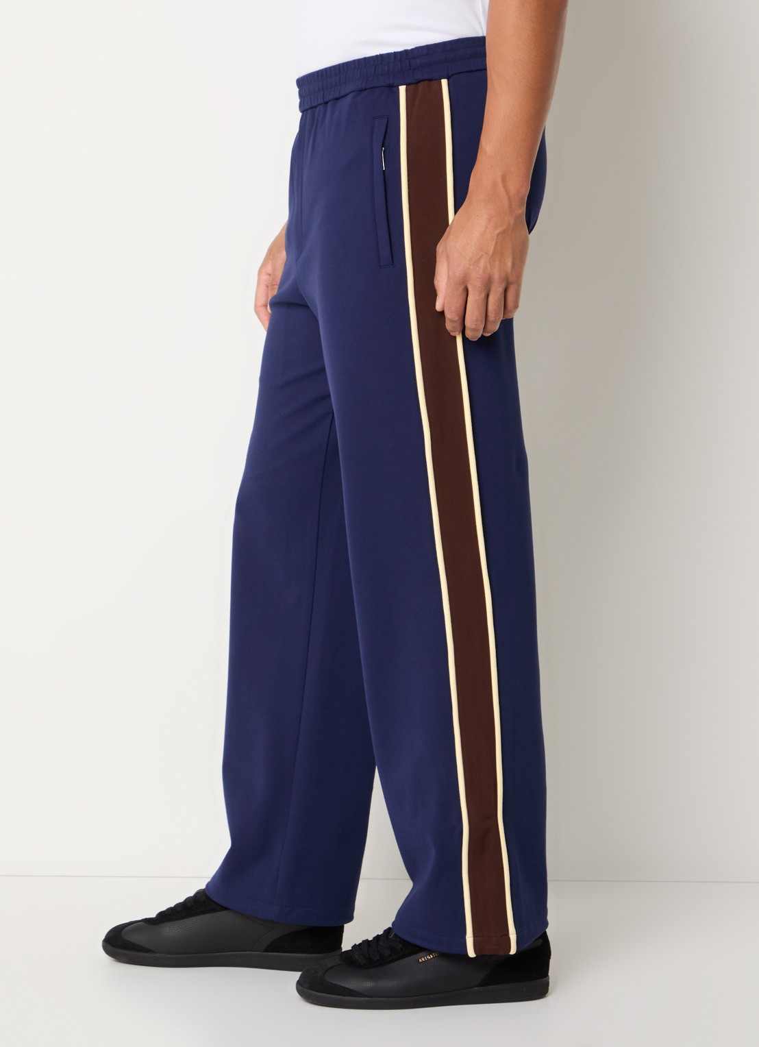 Axel Arigato Curb straight fit joggingbroek met steekzakken - detail 4 royalblauw