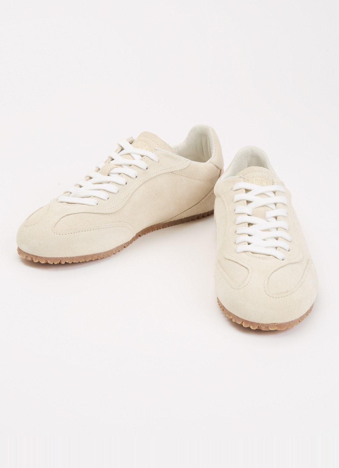 Axel Arigato Daze Runner sneaker van suède met logo - detail 2 creme