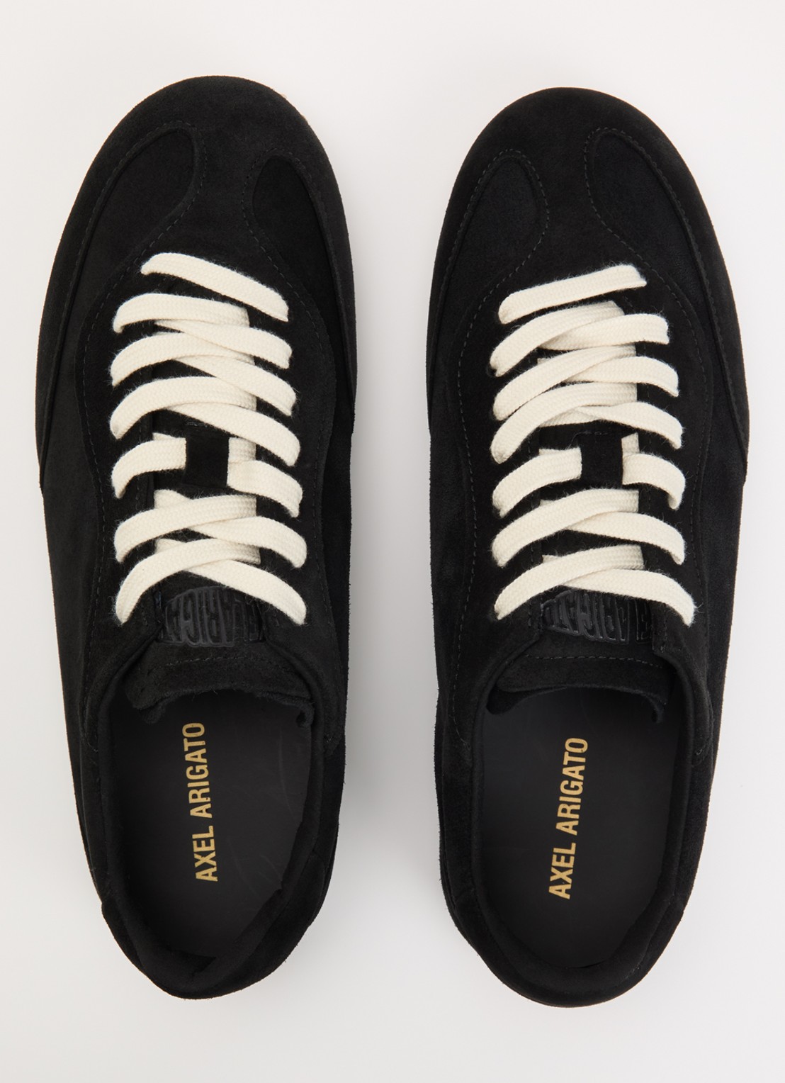 Axel Arigato Daze Runner sneaker van suède met logo - detail 3 zwart