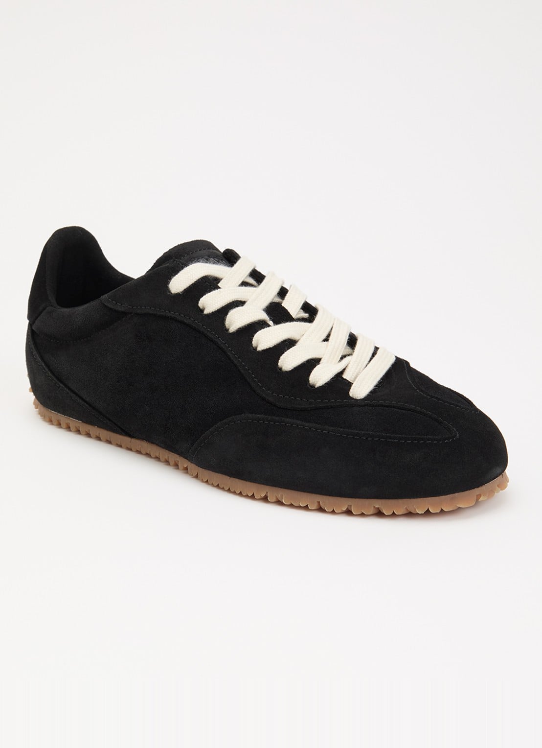 Axel Arigato Daze Runner sneaker van suède met logo - voorkant zwart