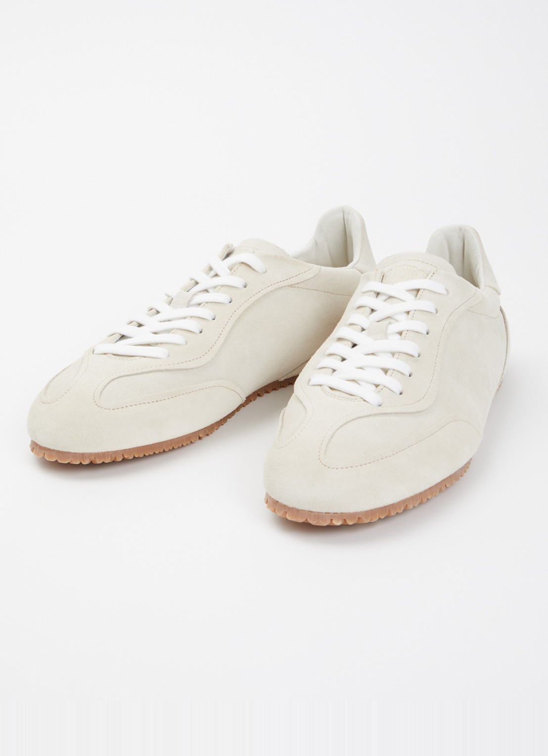 Axel Arigato Daze Runner sneaker van suède met logo - detail 3 creme