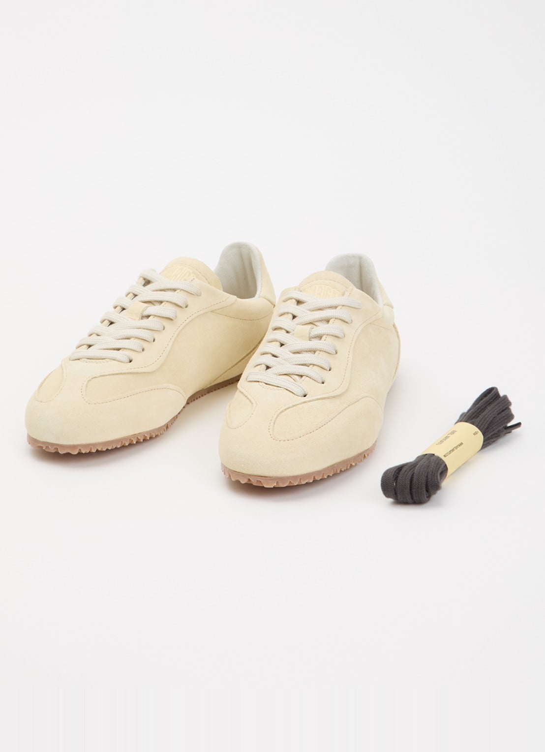 Axel Arigato Daze Runner sneaker van suède  - detail lichtgeel
