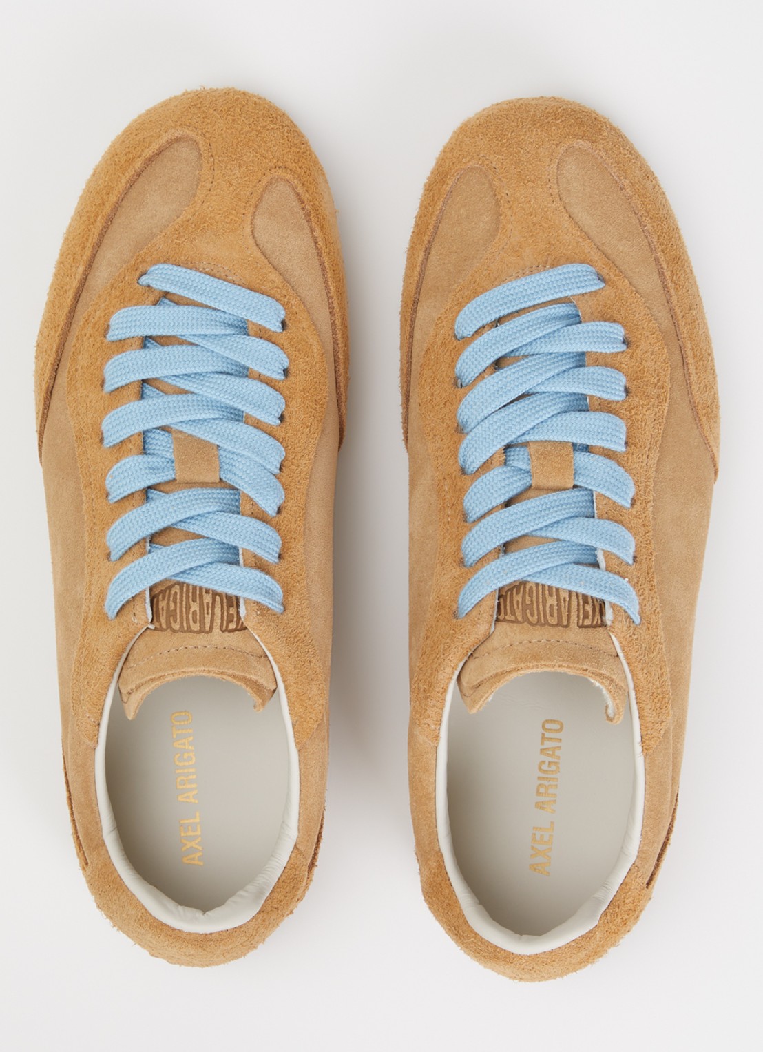 Axel Arigato Daze runner sneaker van suéde  - detail 2 beige