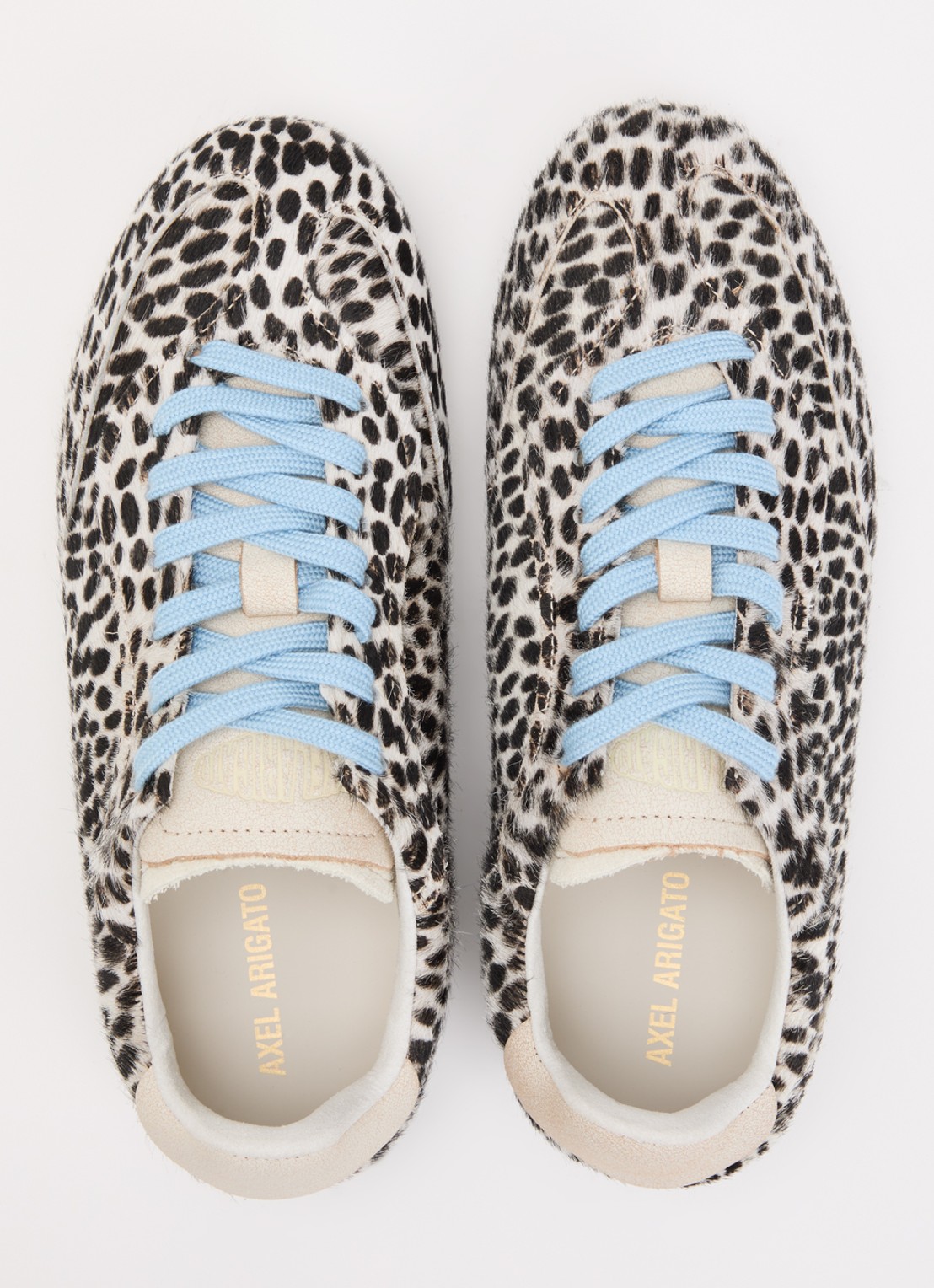 Axel Arigato Daze sneaker met panterprint - detail 2 gebroken wit