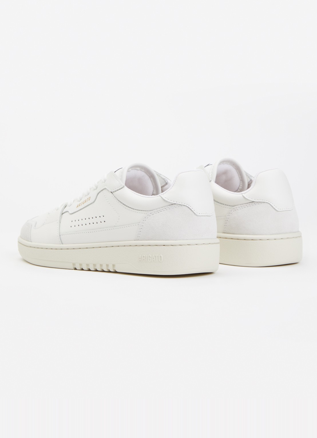 Axel Arigato Dice Lo sneaker van leer - achterkant gebroken wit